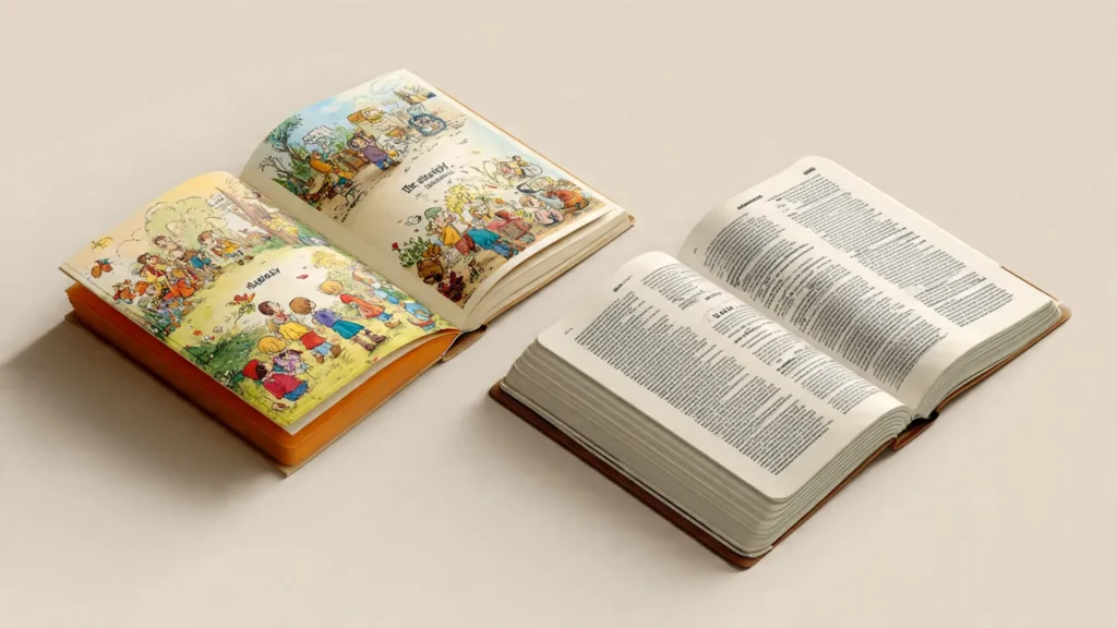 Bíblia-Infantil-Ilustrada-ou-com-texto-Completo